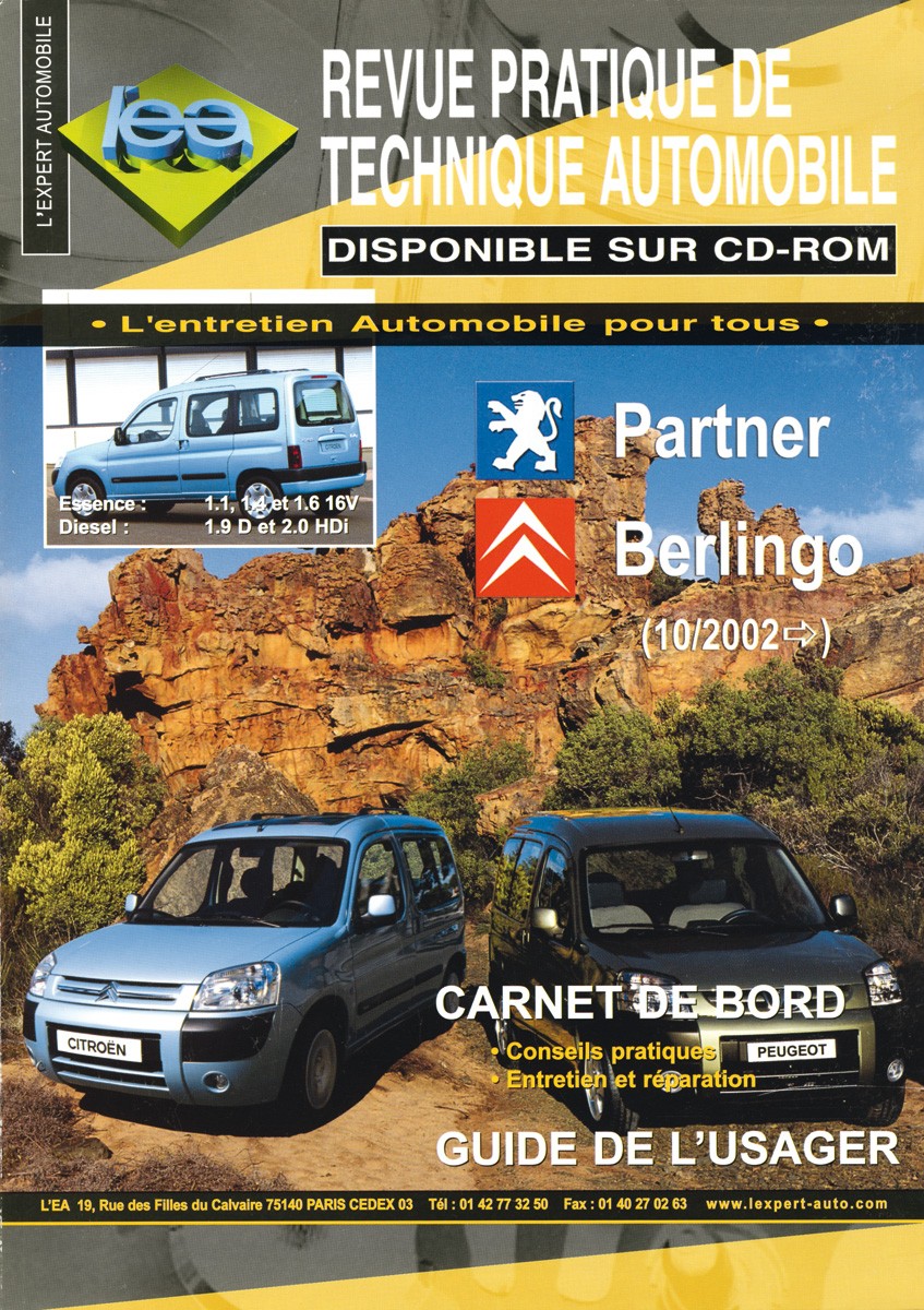 Citroen berlingo & Peugeot partner depuis octobre 2002