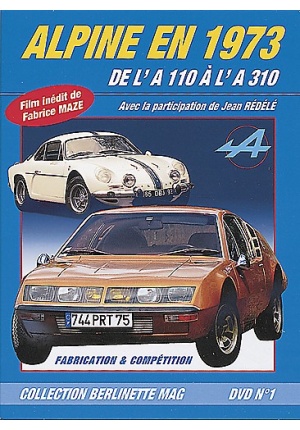 DVD ALPINE EN 1973 DE L'A110 À L'A310