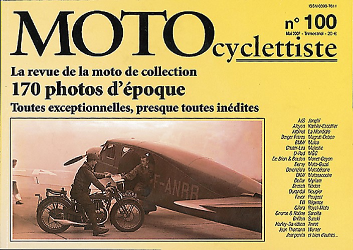 Motocyclettiste n° 100