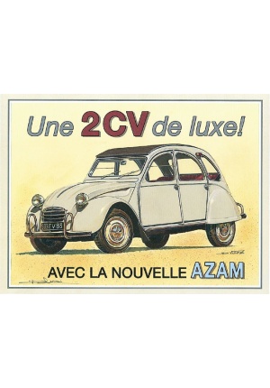 LES BELLES IMAGES 2CV DE LUXE