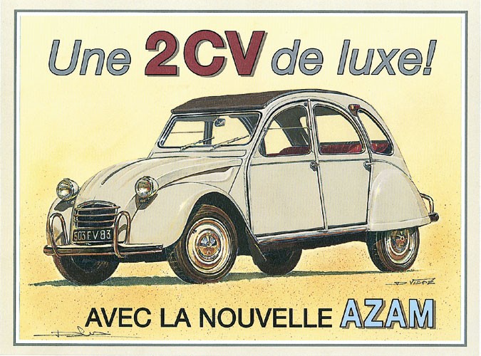 LES BELLES IMAGES 2CV DE LUXE