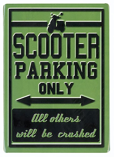Plaque parking Scooter