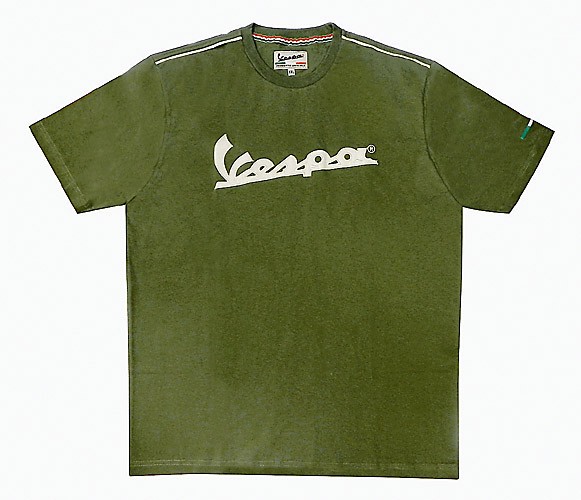 Tee-shirt Vespa homme kaki - Taille S