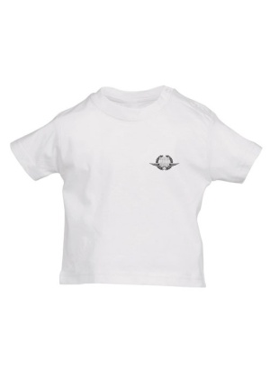 Tee-shirt mosquito blanc 6/12 mois