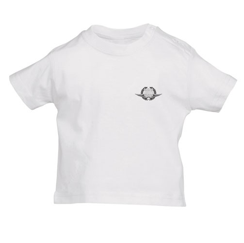 Tee-shirt mosquito blanc 6/12 mois
