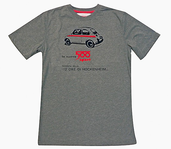 TEE SHIRT (XXL) GREY FIAT