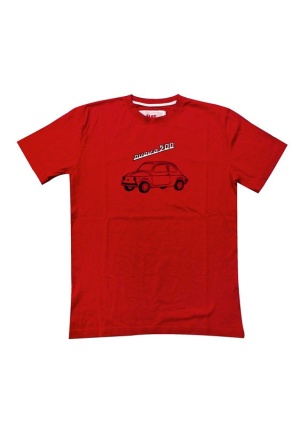 Tee-shirt Fiat Nuova 500 rouge