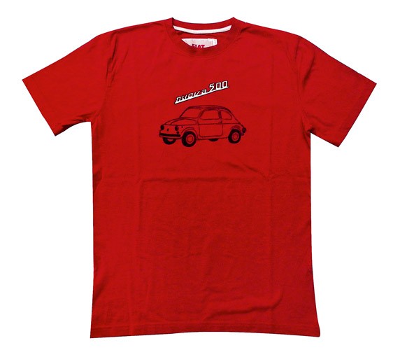 TEE SHIRT (M) RED FIAT