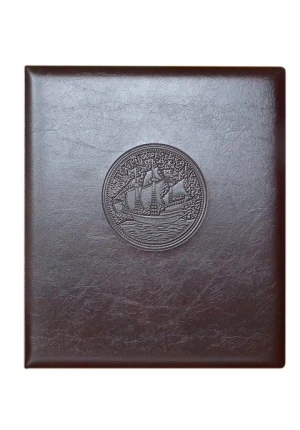 Album louis pour 350 pièces marron foncé