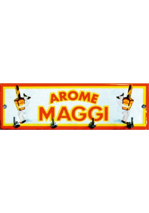 Accroche-torchons émaillé Maggi