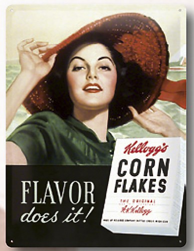 Plaque Kellogg's flavor