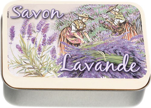 Boîte à savon Lavande