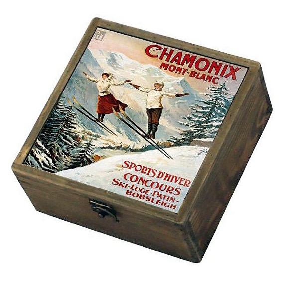 Coffret bois Chamonix