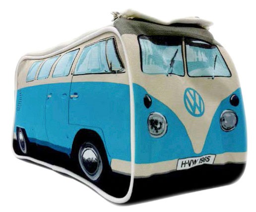 Trousse de toilette Volkswagen bus bleue