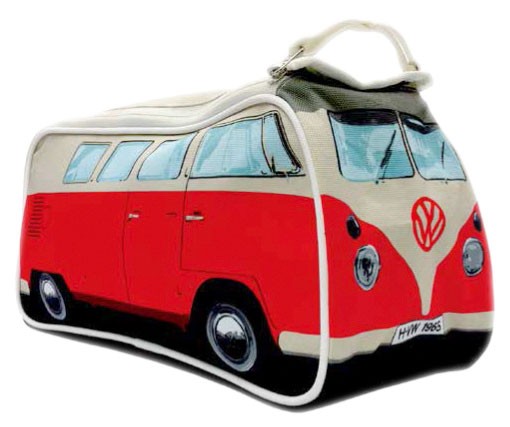 Trousse de toilette Volkswagen bus rouge