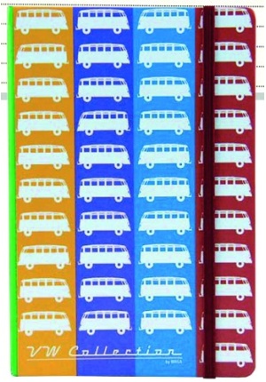 Cahier volkswagen bus colors