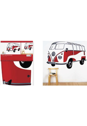 Sticker mural VW Combi