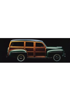 Affiche Ford Woody wagon 1947