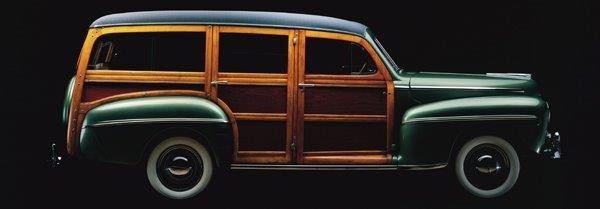 Affiche Ford Woody wagon 1947