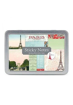 Boite metal sticky notes paris