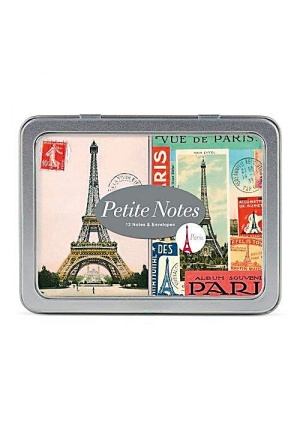 Boîte métal petites notes Paris