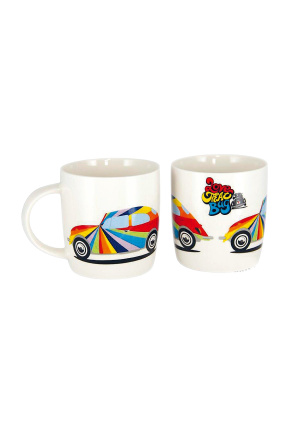 Mug VW Beetle stripes