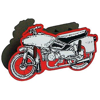 Porte-stylos et objets moto rouge