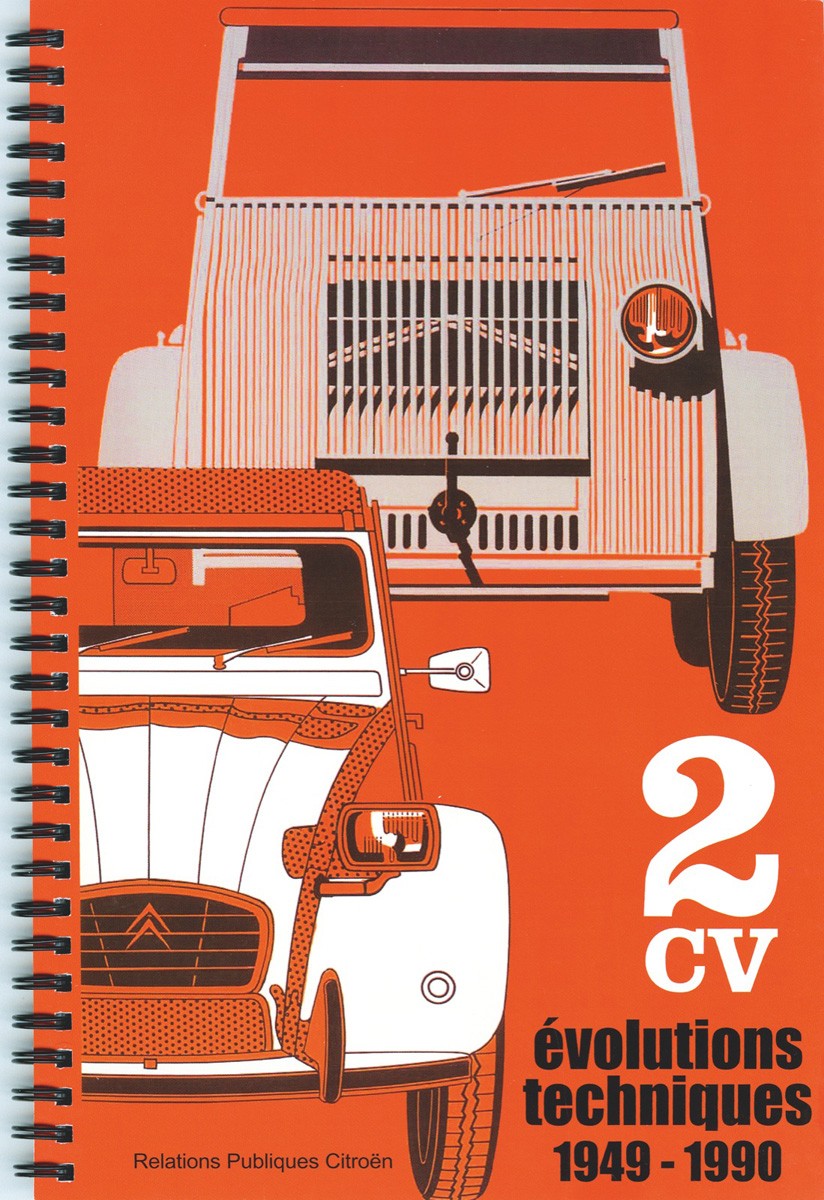 2 CV évolutions techniques 1949-1990