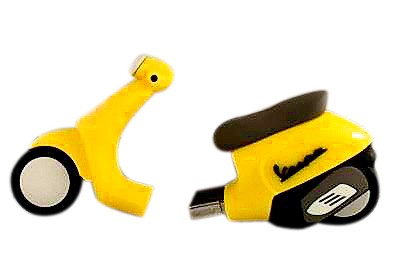 Clé usb Vespa jaune