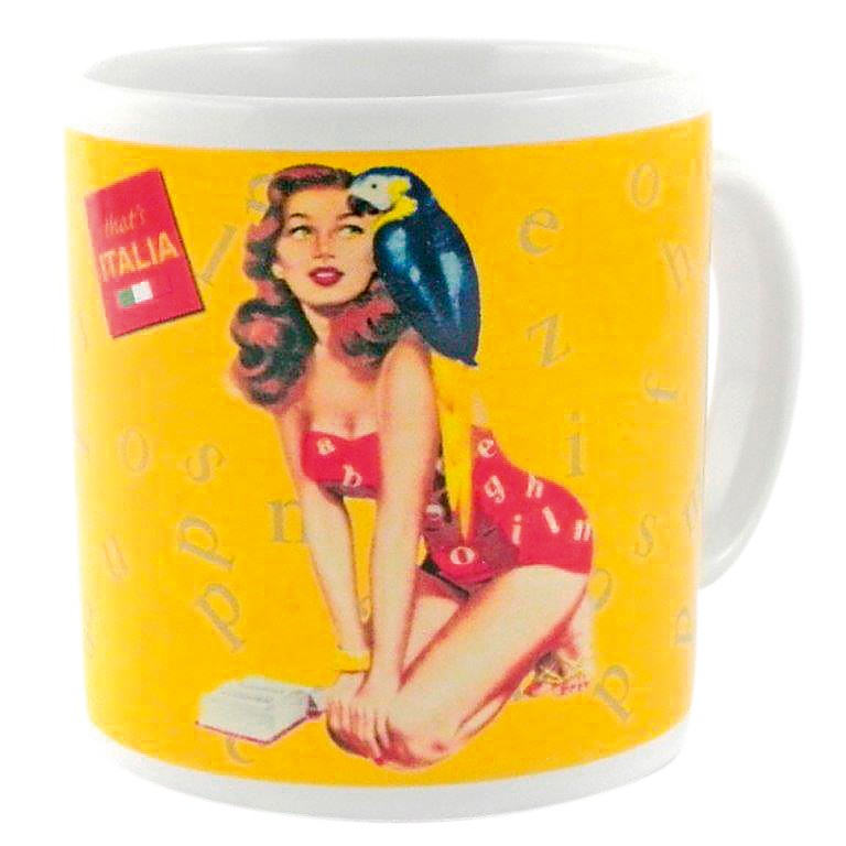 Mug pin up jaune