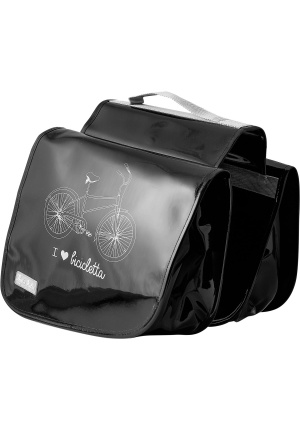 Sacoche de porte-bagages vélo noir