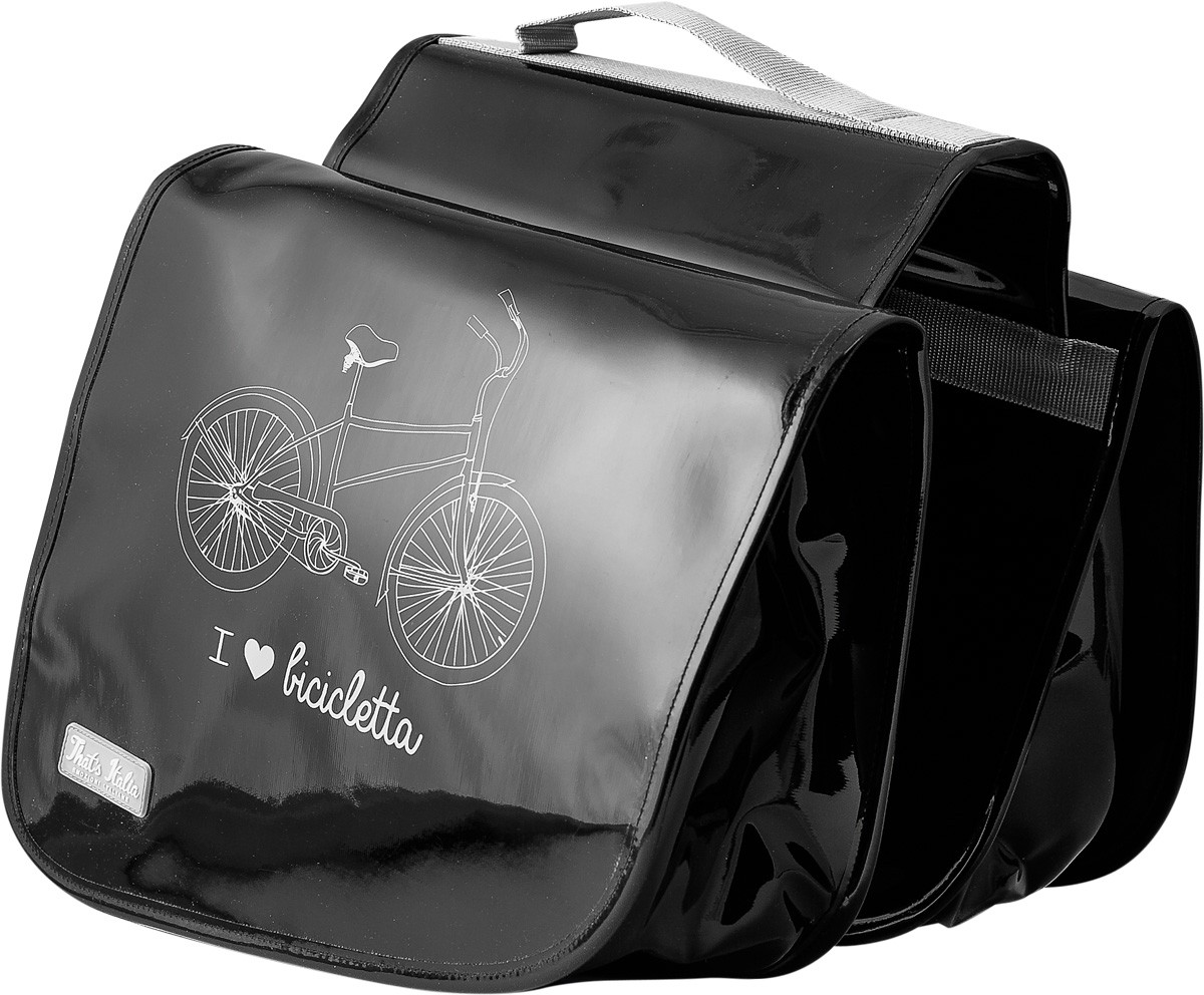 Sacoche de porte-bagages vélo noir