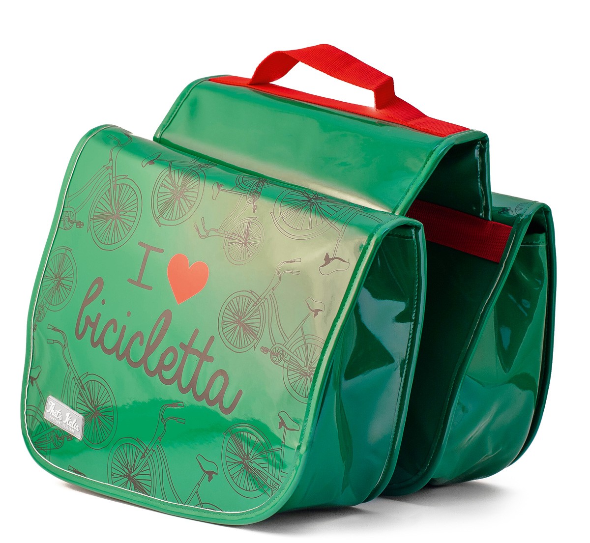 Sacoche de porte-bagages vélo vert