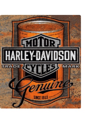 Plaque Harley-Davidson genuine