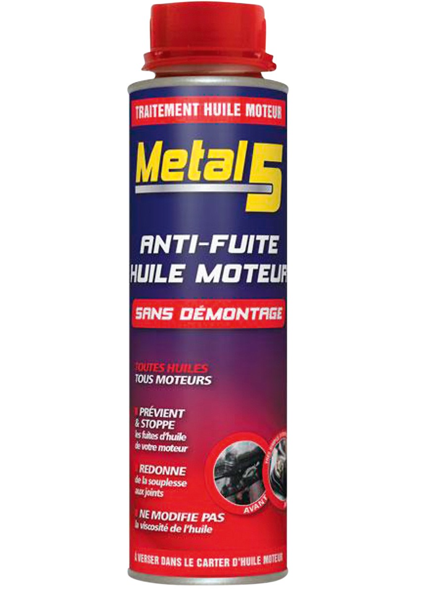 Metal 5 anti-fuite huile moteur