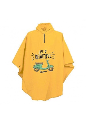 Poncho Vespa jaune