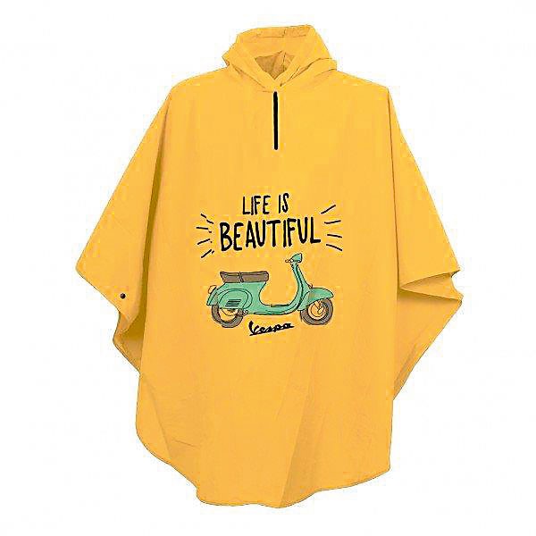 Poncho Vespa jaune