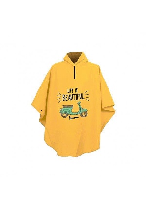 Poncho enfant Vespa jaune