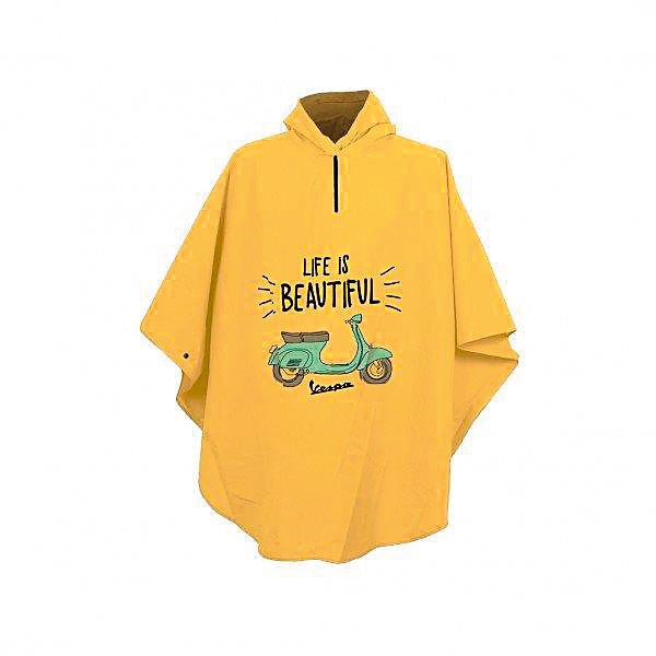 Poncho enfant Vespa jaune