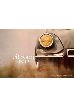 Plaque métal Citroën DS 19