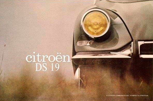 Plaque métal Citroën DS 19