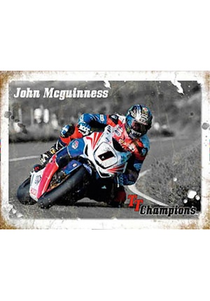 Plaque métal John McGuinness