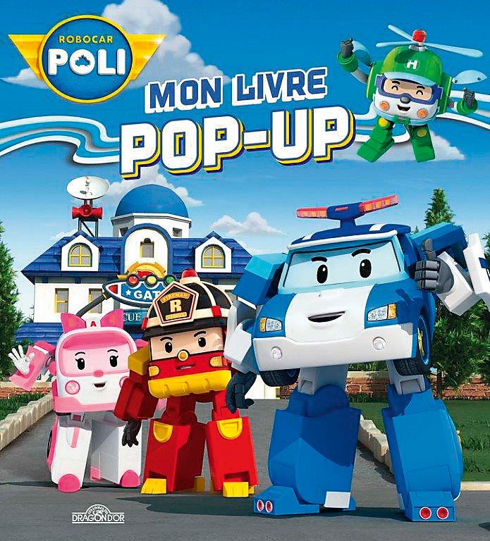 Livre pop up Robocar Poli