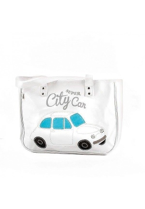 Sac de course Fiat 500 blanc