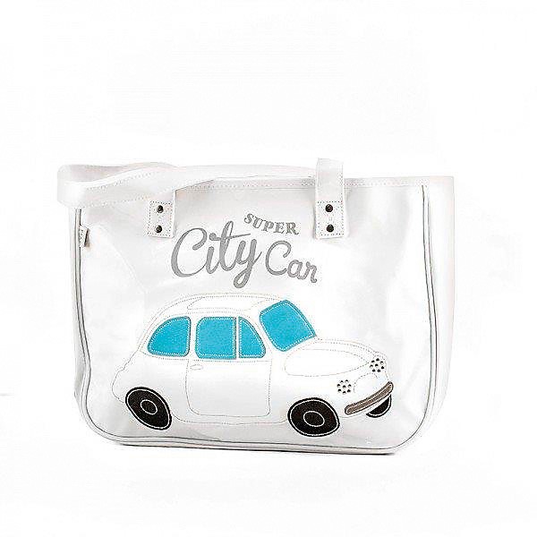 Sac de course Fiat 500 blanc