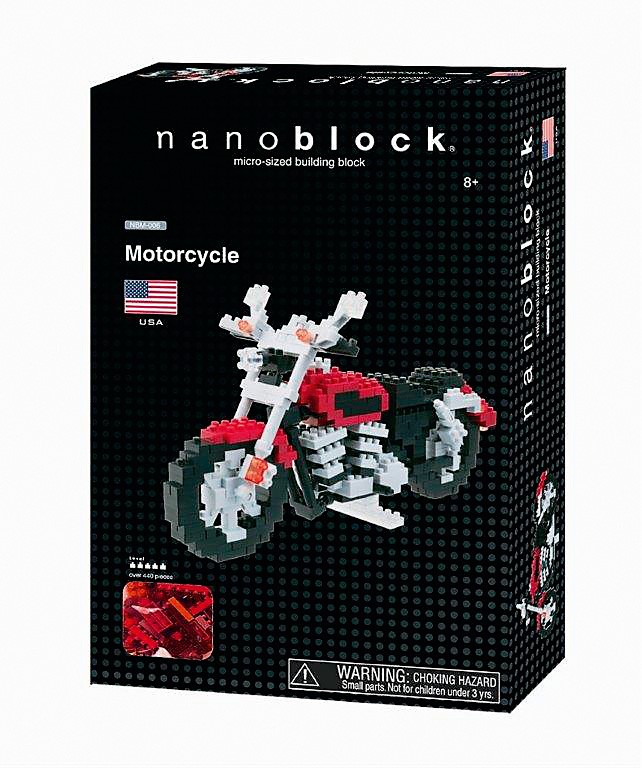 Nanoblock motorcycle
