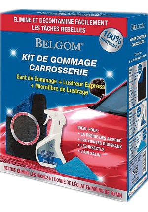 BELGOM Kit de gommage carrosserie 500 ML