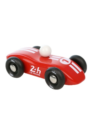 Voiture enfant en bois 24 H du Mans rouge