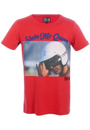 Tee-shirt Steve McQueen rouge
