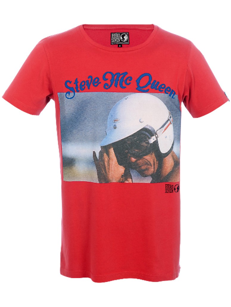 Tee-shirt Steve McQueen rouge taille xl